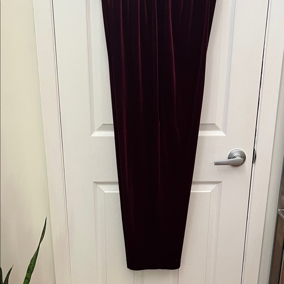 Coldwater Creek Burgundy 3 Piece Velvet Set Size Large - Picture 3 of 11